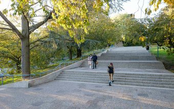 Gustav-Mahler-Treppe in Kassel